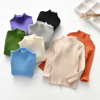 

2020 New Spring Fashion Girls Sweaters Boys Sweaters Ribbed Sweaters Fashion Children Clothing