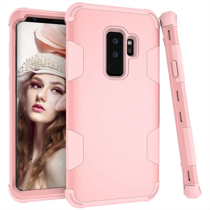 S9 Colorblock(цветовой блок), чехол для телефона анти-шок силиконовый Твердый Чехол-гибрид чехол для телефона PC для samsung Galaxy S9 S9 плюс SP99 - Цвет: S9