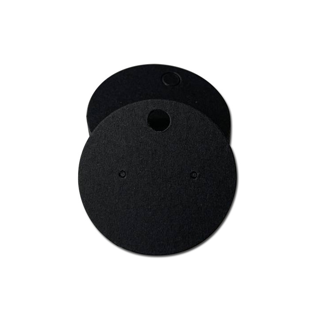 Necklace Earring Display Cards Solid Blank Karft Paper Cards Cardboard Hang Price Tag for Diy Jewelry Retail Packaging