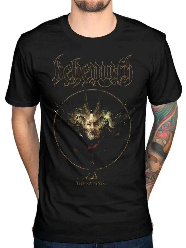 Behemoth Satanist Album Logo новая футболка Pheonix Angel Abyssus Abyssum |