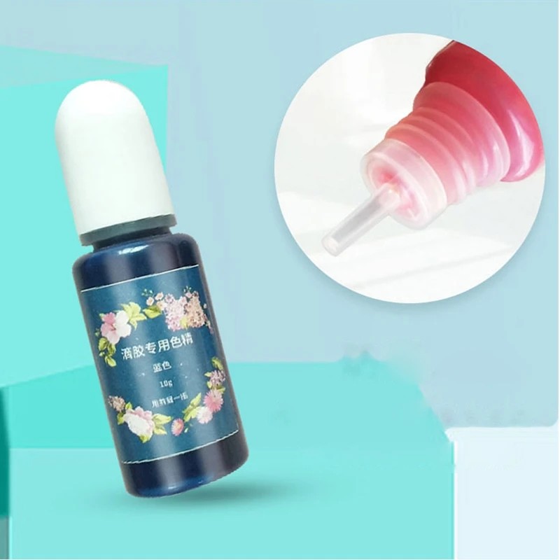 Epoxy Resin Pigment 48 Bottles High Concentrated Alcohol-Based Inks Epoxy Resin Pigment Translucent Crystals Liquid Resin Pigment Kit