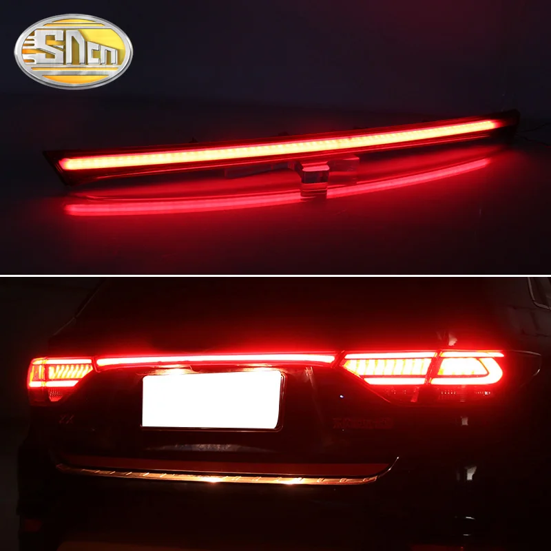 Rear Bumper Trunk Tail Light For Kia Rio X line X-line 2017 - 2020 Car LED Rear Fog Lamp Brake Dynamic Turn Signal Reflector