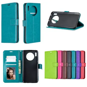 

50pcs/lot PU leather Flip Wallet Phone Case For Huawei Mate 30 Pro Nova 5i P20 Lite 2019 Honor 20 9x Pro TPU in inner Case