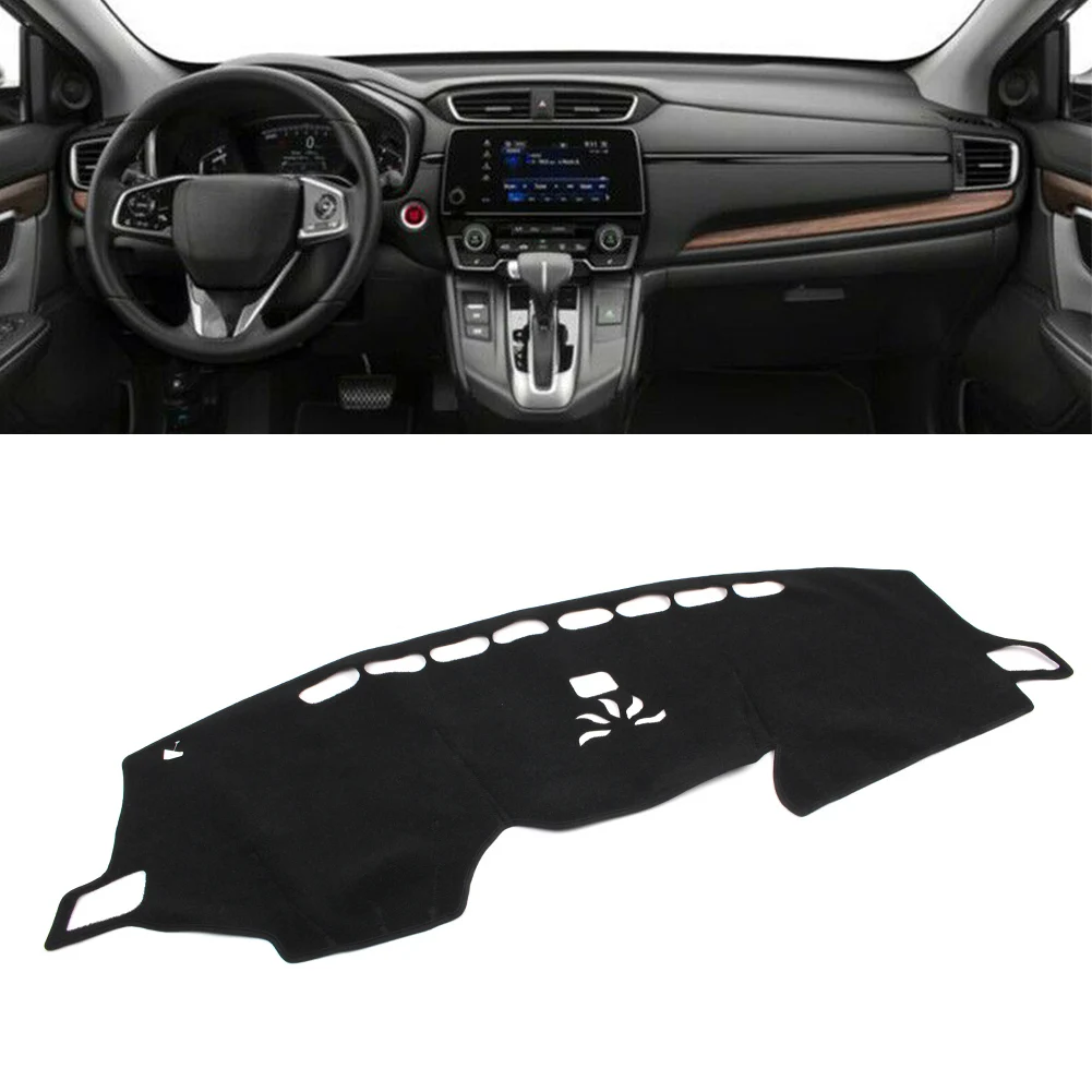Black For Honda Crv Crv 2017 2018 2019 Auto Dash Mat Dashboard Cover