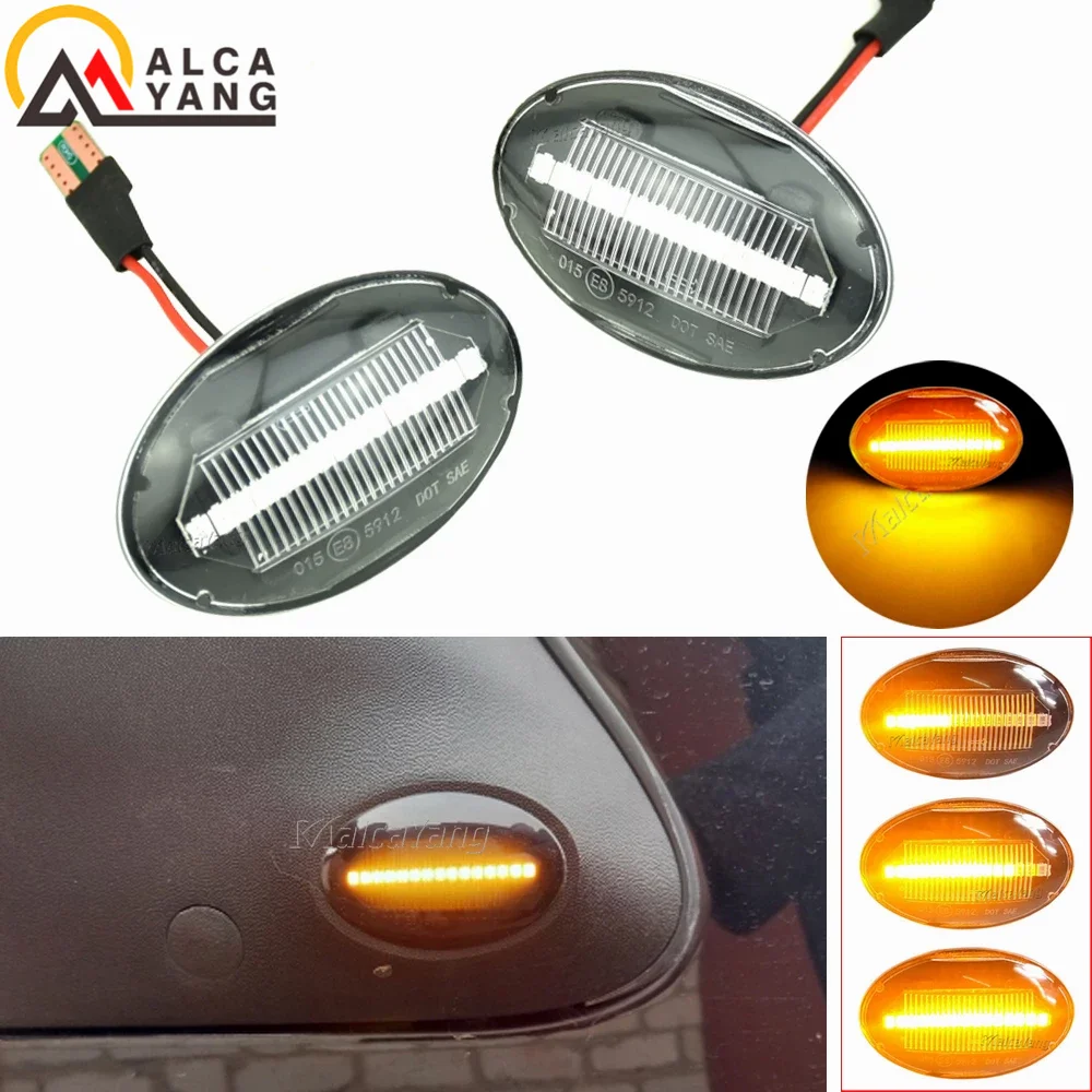 For Ford Fiesta MK3 MK4 KA Mondeo Transit Tourneo LED Dynamic Turn