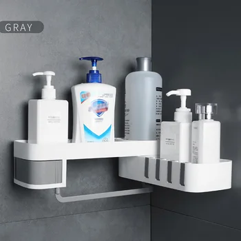 

Corner Shower Shelf Bathroom wall shelf Bathroom Accessories Shampoo Shelf Holder Kitchen Storage Rack Organizer Wall Mounted