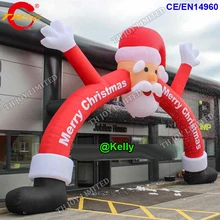 Продвижение наружная Арка портативная Рождественская надувная АРКА, ткань Оксфорд дешевые надувные входные арки ворота для продажи