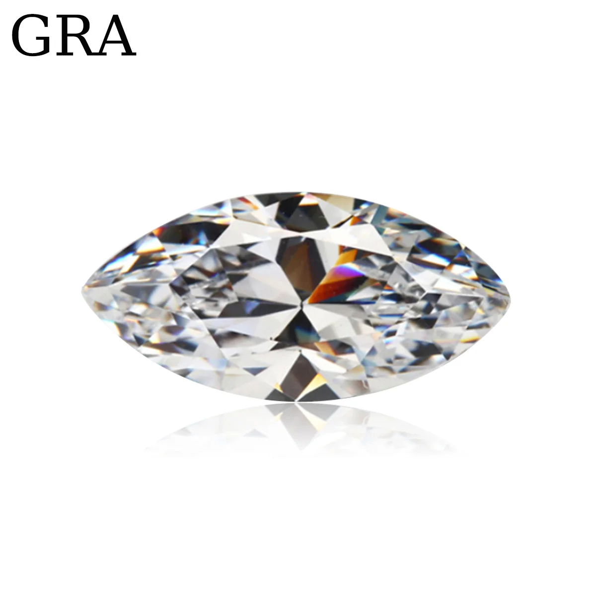 

Loose Gemstones Moissanite Diamond Marquise Cut 0.2ct To 3ct D Color VVS1 Moissantie Stone Undefined With GRA Certificate Gem