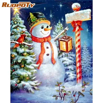 

RUOPOTY Oil Painting By Numbers Kits For Children Diy Gift 60x75cm Framed On Canvas Acrylic Coloring Home Living Room Wall Art