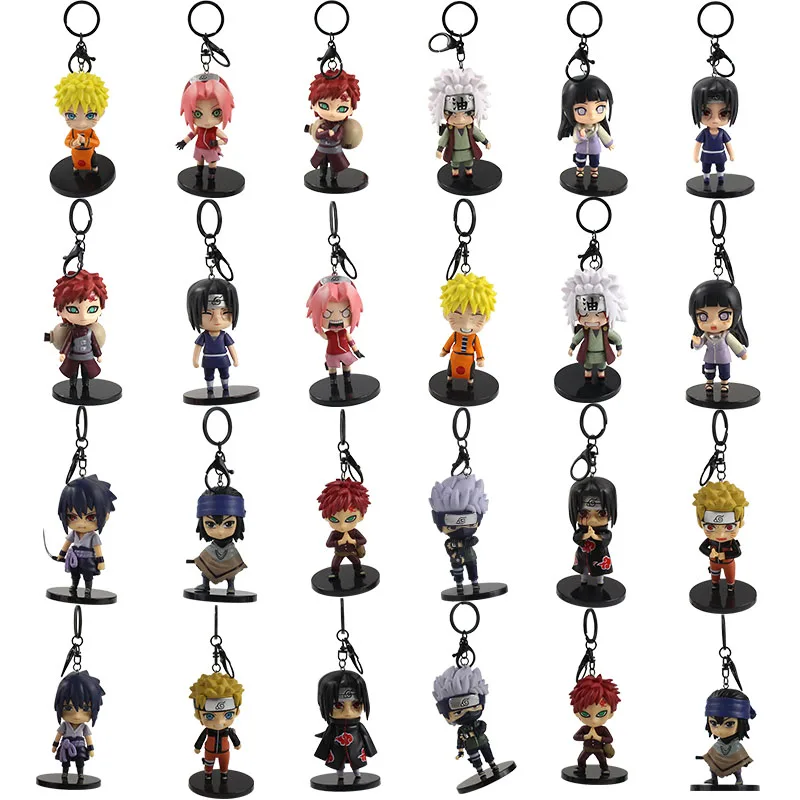 Аниме экшн-фигурка Q Version брелок ПВХ фигурки коллекционная игрушка 6 шт./компл. |