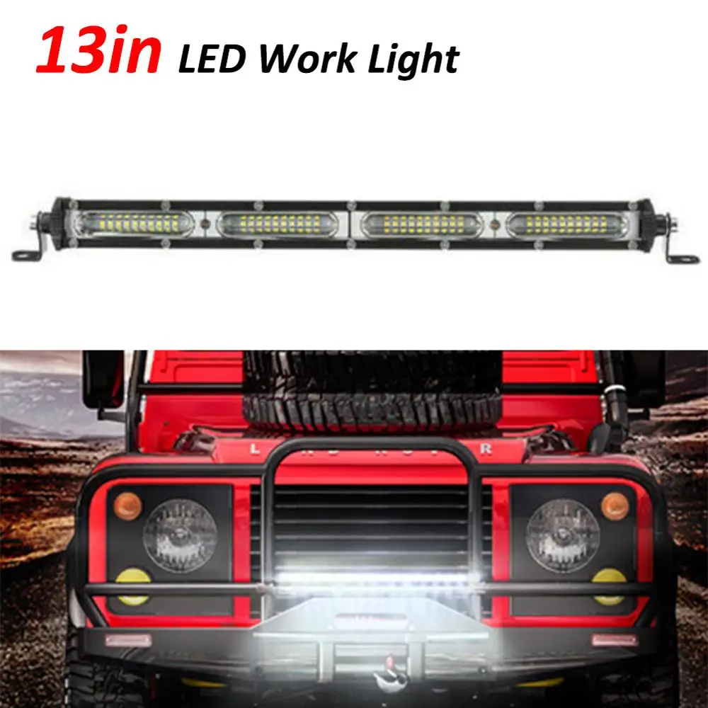 

LED Work Light for Car 7"/13" LED Work Lights Super Slim Single 10V 60W Row Spotlight Bar 6000K Spot Flood Combo Beam