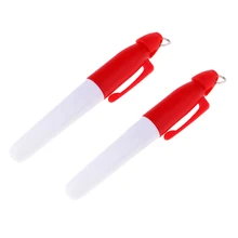 2x шариковая линия для гольфа, маркер, ручка для рисования, аксессуары для тренировки гольфа, красный