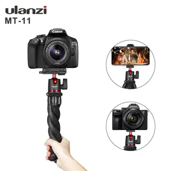 

Ulanzi MT-11 Flexible Octopus Tripod Smartphone DSLR Vlog Tripod Travel Portable 2 in 1 Tripod Extend 1/4 Screw for Magic Arm
