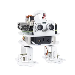 SunFounder – Kit Robot Programmable PiSloth AI, pour Raspberry Pi, danse, évitement d'obstacles, suite d'objets, TTS, effets sonores 