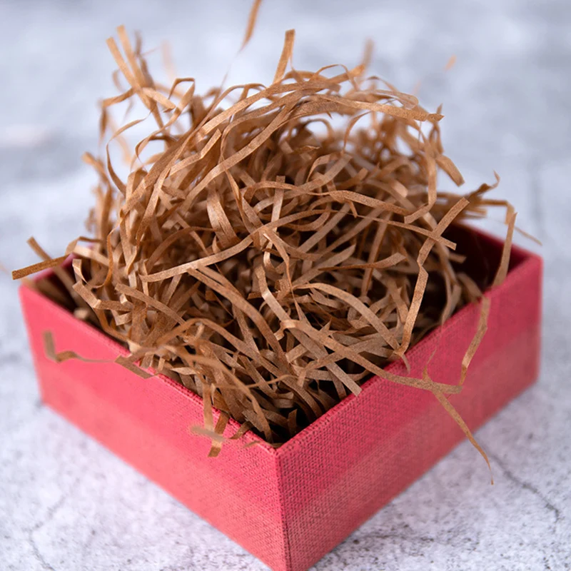 100 г Raffia джутовая Свадебная вечеринка измельченный рифленый бумага конфетти Подарочная Упаковка конфет Материал Филлер для подарочной упаковки украшения для дня рождения - Цвет: 9