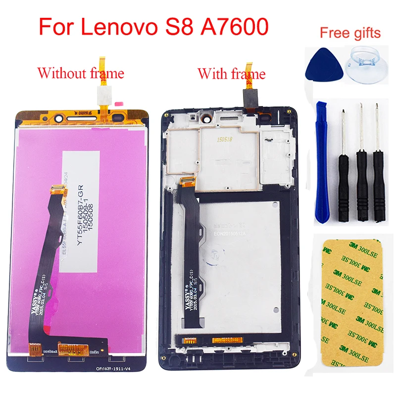ЖК дисплей и сенсорный экран для Lenovo S8 A7600 A7600M|Экраны мобильных телефонов| |
