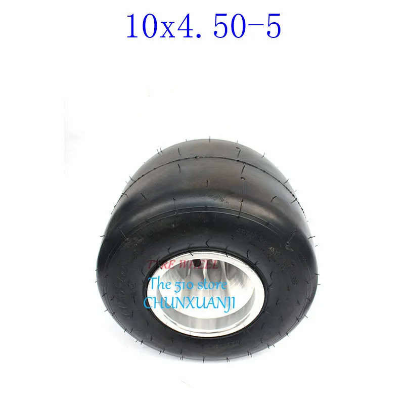 Высокое качество 10x4.50-5 картинг шины Дрифт колеса велосипеда 168 картинг 5 дюймов заднее колесо пляжные автомобильные аксессуары ATV Quad запасные части