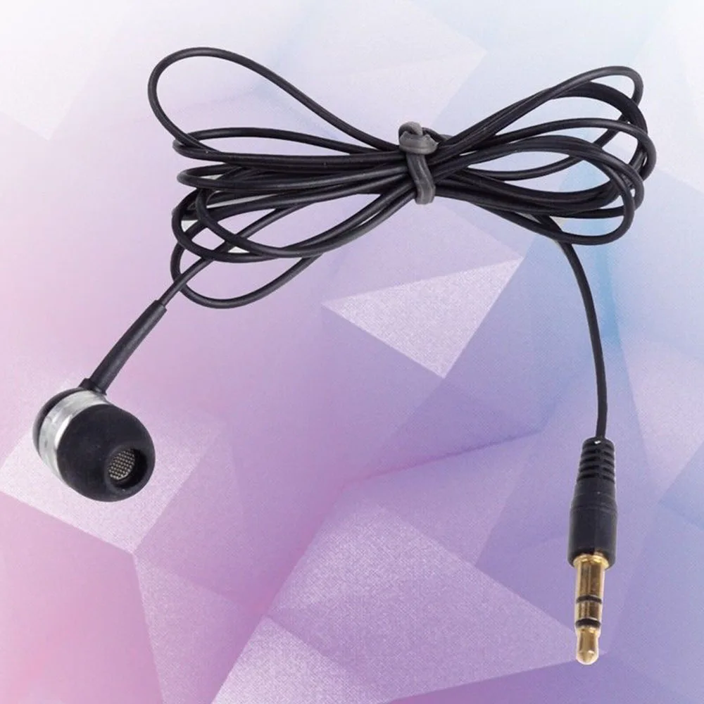 3.5mm High-end Single Side Mono Earphone In Ear Earbud Headset for Phone MP3 Walkie Talkie Computer Bluetooth wireless earphones wired earphones bluetooth earphones wired headphones wireless bluetooth earphones bluetooth headphones