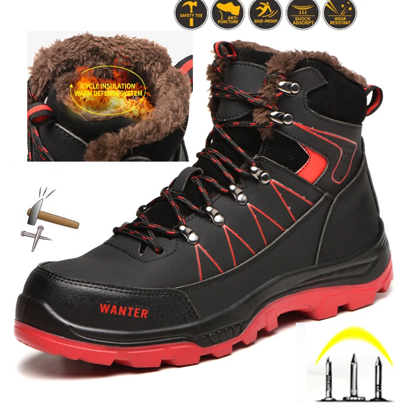 Breathable Shoes Air-Safety-Boots Steel-Toe Winter Puncture-Proof Zapatos-De-Seguridad