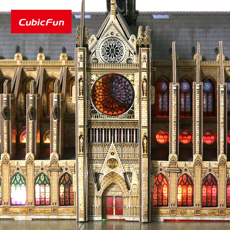 CubiFun 3D Строительная модель пазл из бумаги Нотр дама Парижа дети 10 + лет взрослые