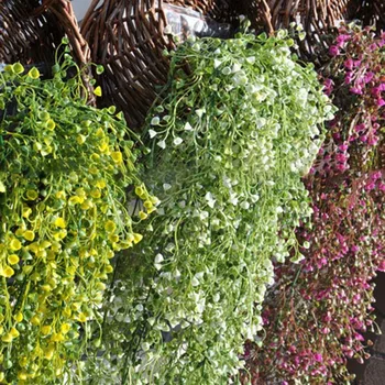 

Simulation Artificial Plant Rattan Vine Decoration Realistic for Home Wedding Party HYD88