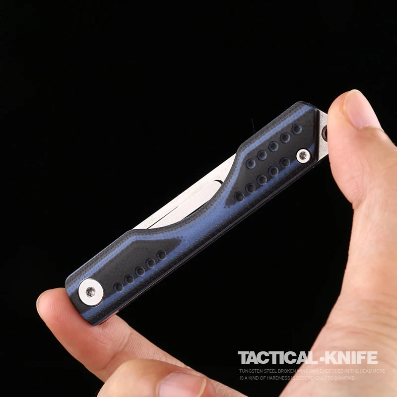

G10 Mini Knife Portable EDC Folding Knife Utility Knife Paper Cutter