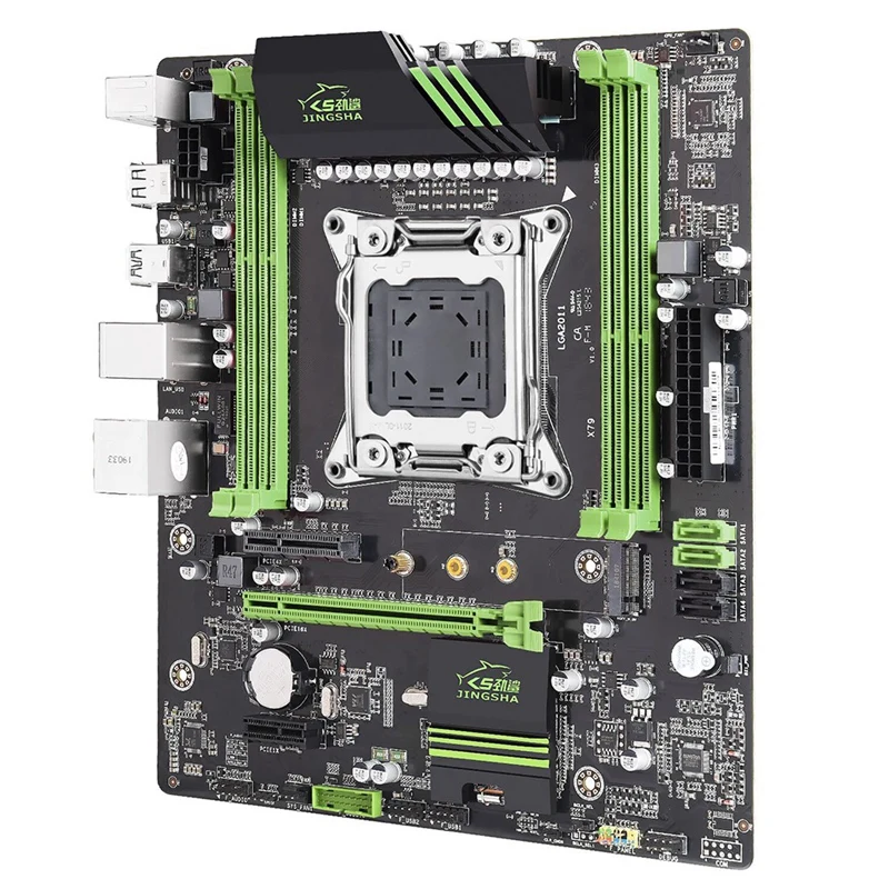 JINGSHA X79 LGA 2011 материнская плата 4-канальный DDR3 64 г ECC REG Оперативная память NVME M.2 USB3.0 SATA3.0 PCI E 3,0 Поддержка Intel Ксеон E5 V1& V2