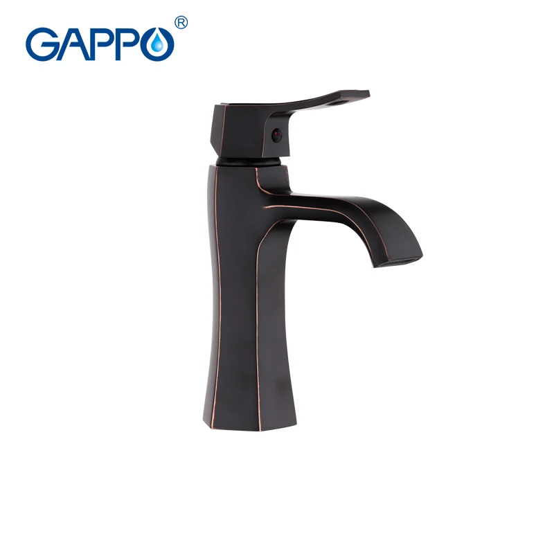 GAPPO смесители для раковины Черный кран для ванной комнаты краны для раковины кран водяной кран для ванной комнаты Смесители
