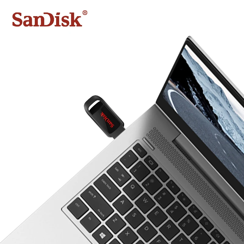 Флеш-накопитель USB SanDisk CZ61, 128 ГБ, 64 ГБ, 32 ГБ, 16 ГБ, USB 2,0, флеш-накопитель, карта памяти, поддержка usb, официальная проверка