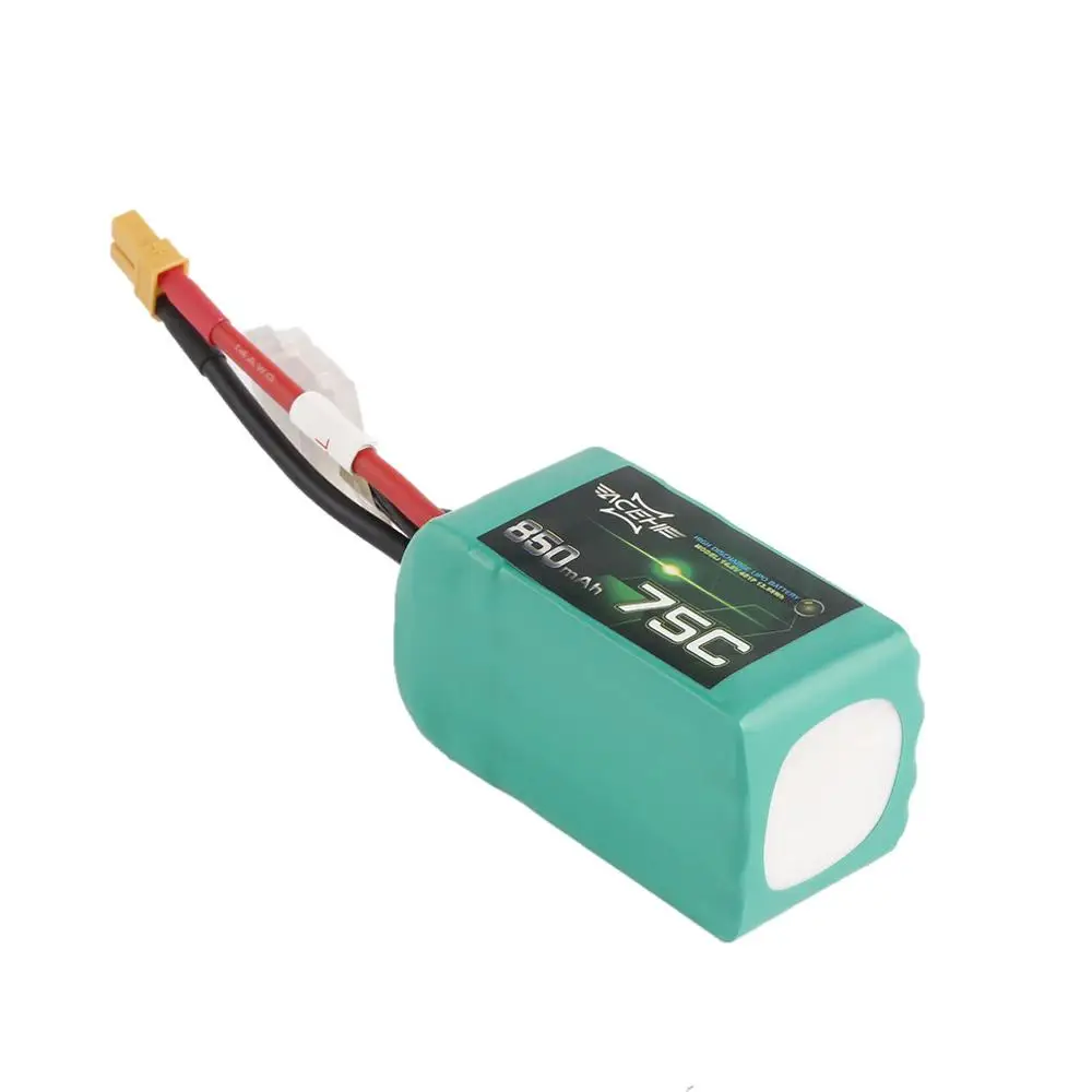 

ACEHE 14.8V 850mAh 75C Lightweight High Rated Racing Series High Discharge Lipo Battery With XT30 Plug For FPV Racing