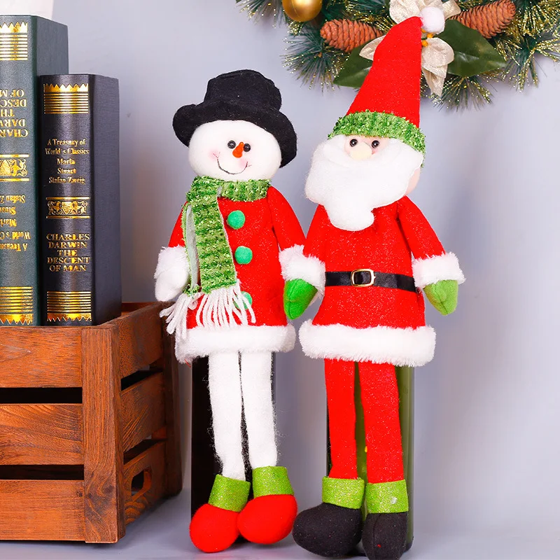 

Wine Bottle Cover Bags Xmas Christmas Decoration Supplies Home Party Santa Claus Christmas tableware Ornament Gift bp212