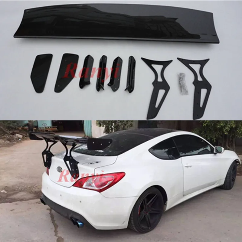 Genesis Coupe углеродное волокно Rocky Bunny спойлер для hyundai Genesis Coupe карбоновый спойлер багажника