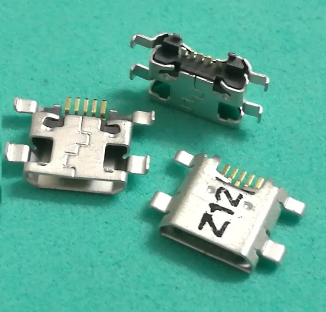 50 шт. Micro usb зарядное устройство разъем зарядки порт док-станции для huawei P10 lite WAS-AL00