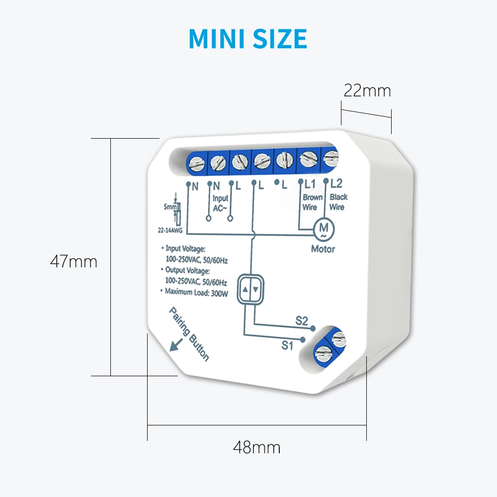 Interruptor de cortina Wifi Rf, módulo de persiana enrollable Tuya Smart  Life, transmisor de 433mhz, Control remoto, persianas para ventana, Alexa y  Google Home