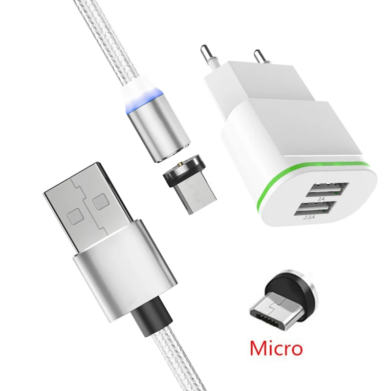 Магнитный Micro USB кабель для samsung A10 A10S M10 J3 J4 C9 huawei Y7 P Smart Honor 6X 7A 7C 7S LG K40 Q60 зарядное устройство для мобильного телефона