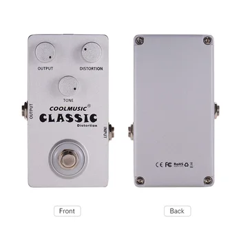 

Hot New C-DI01 Silver Color Classic Distortion Guitar Effects Pedal with LED Light Analog Circuit Distortion Effect Pedals