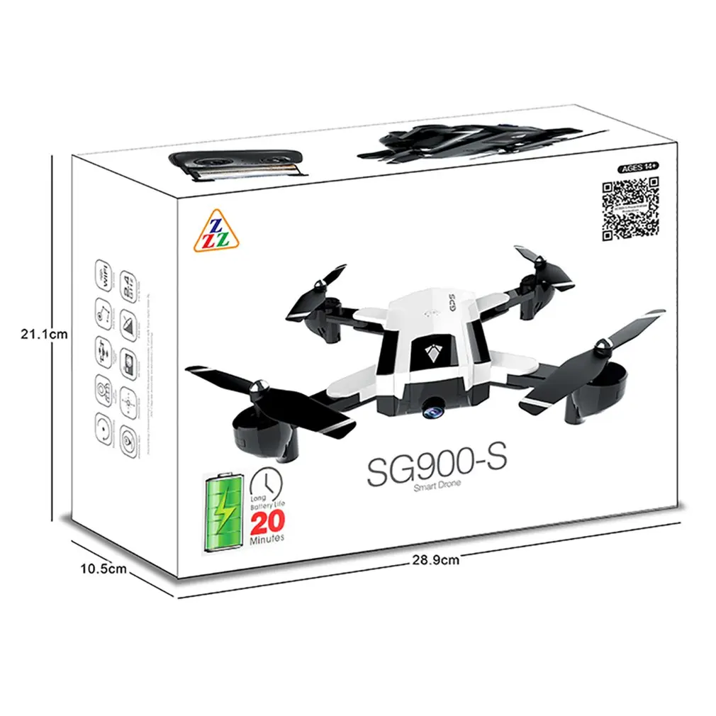 SG900-S 2,4G один ключ возврат RC Дрон складной селфи смарт gps FPV Квадрокоптер с 720 P/1080 P HD камера высота удержания