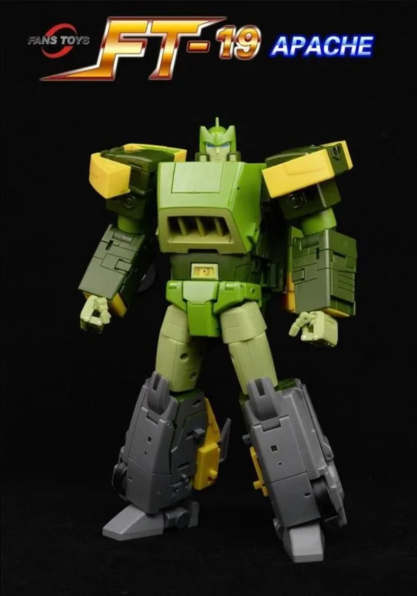 

Fanstoys Ft19 Ft-19 Transformation Apache G1 Spring Fans Toys Action Figure