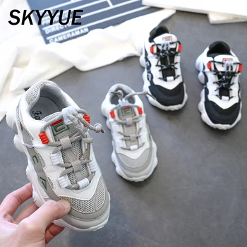 

Kids Sport Sneakers Children Slip On Chunky Sneakers Boys Mesh Running Shoes Baby Girls Brand Casual Sneakers Trainers Spring