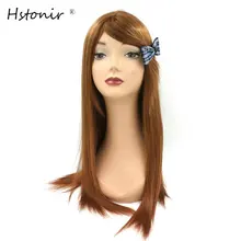 Hstonir еврейский кошерный парик Европейский человеческие волосы remy Шелковый Топ 30# Боб шейел Wigh Банг индивидуальный заказ