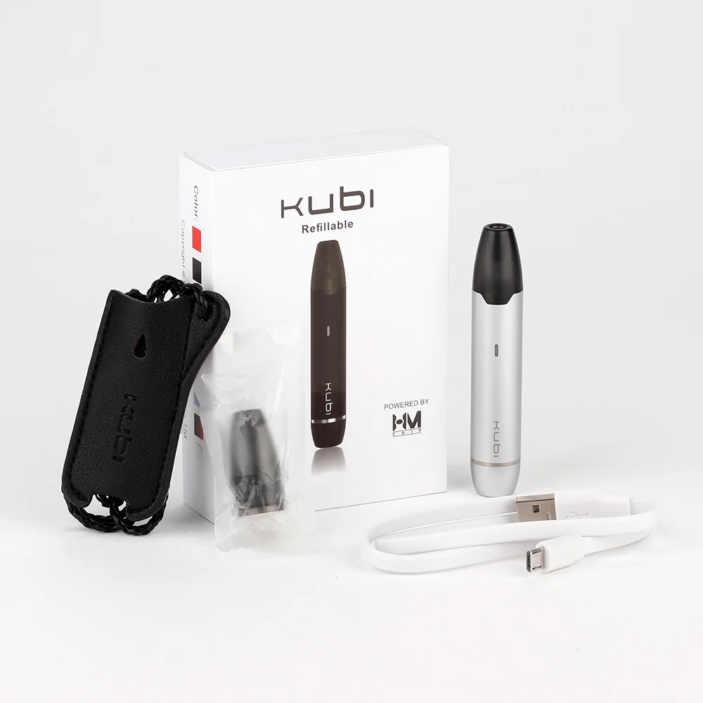 100% Оригинальный Hotcig Kubi многоразовый Набор для вейпа с батареей 550 мАч и