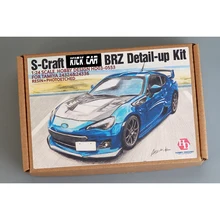 

1/24 Resin Retrofit For Car Models Hobbydesign HD03-0553 S-Craft Sbru BRZ Detail-up Kit For Tamiya 24324&24336 Resin+PE+Decals