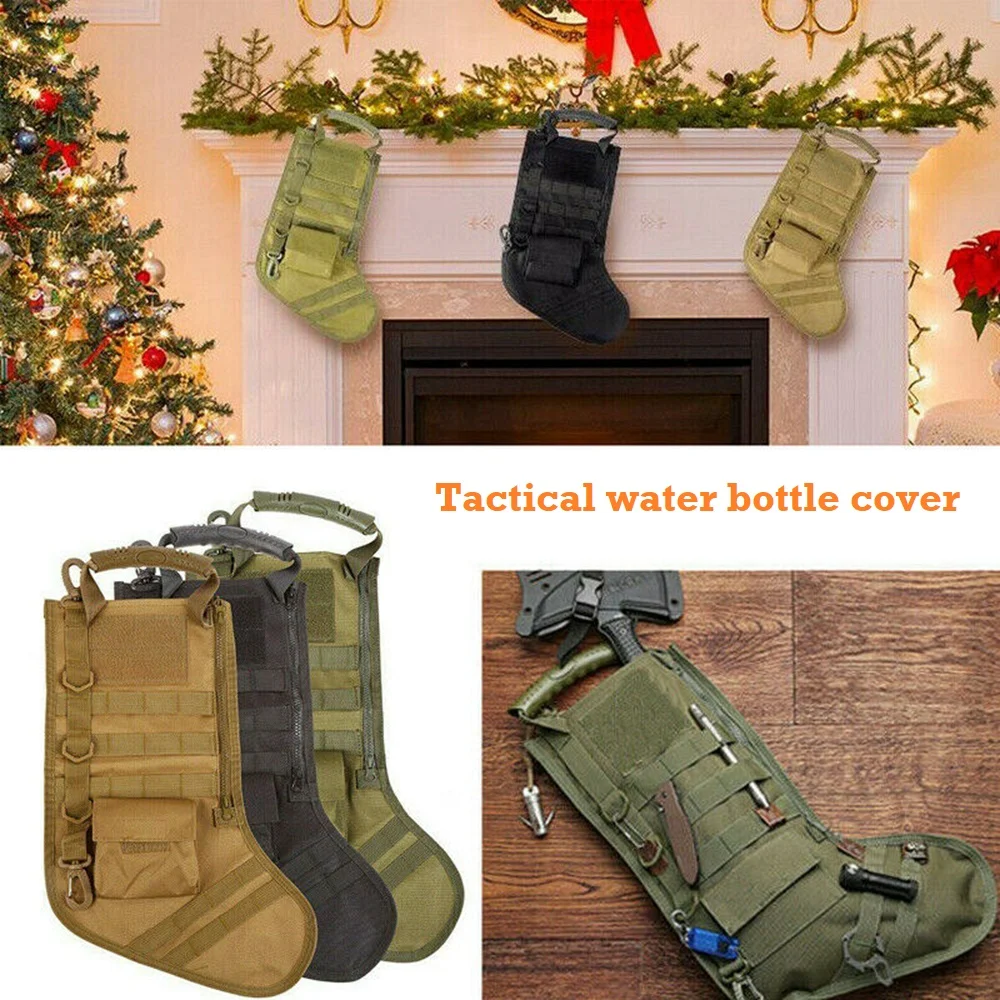 Military Tactical MOLLE Holiday Christmas Stocking w/ Handle CA-2195B 