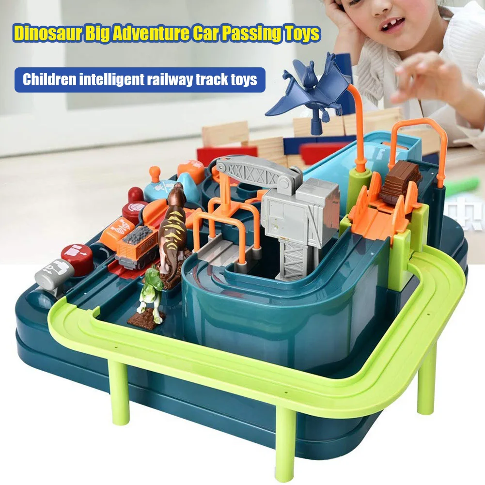 Новинка, игрушечный автомобиль для приключений, Умные колеса, гоночная игра, гибкая Автомобильная дорожка, развивающие игрушки для детей