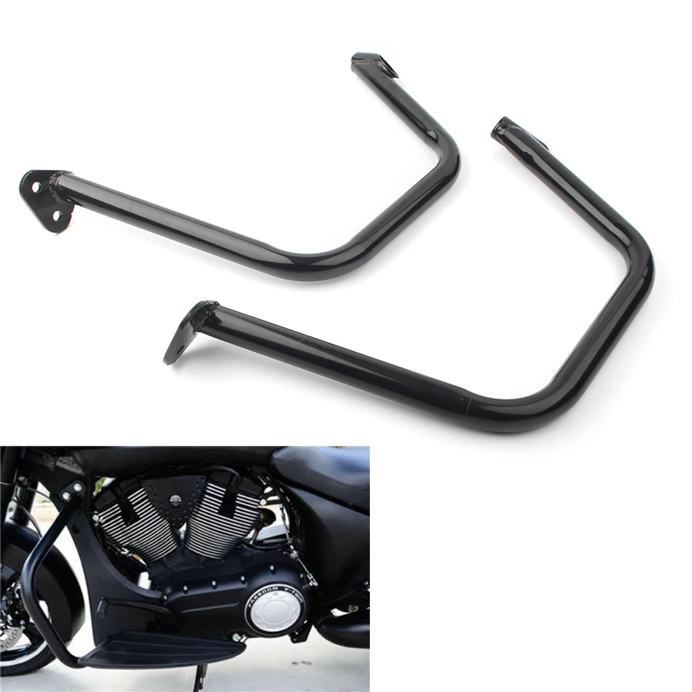 Motorbike Highway Engine Guard Crash Bars Protector Left Right For Victory Cross Country Roads