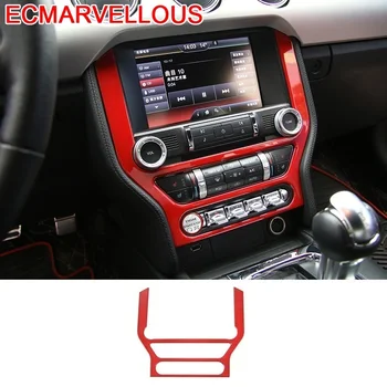 

Auto Control System Gear Steering Wheel Automobile Chromium Decorative Car Styling Modification 15 16 17 18 19 FOR Ford Mustang