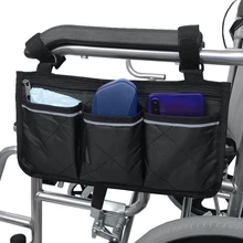 Универсальная сумка для скутера на инвалидной коляске, сумка для ходунков, сумка-Органайзер, Сумка с несколькими карманами, аксессуары для инвалидных колясок