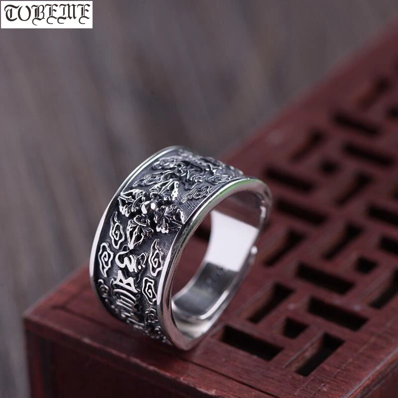 Handcrafted 100 925 Silver Tibetan Six Words Proverb Ring Buddhist Vajra Dorje Ring Good Luck Man Ring Resizable Rings Aliexpress Handcrafted 100 925 Silver Tibetan Six Words Proverb Ring Buddhist Vajra Dorje Ring Good Luck Man Ring Resizable Rings Aliexpress