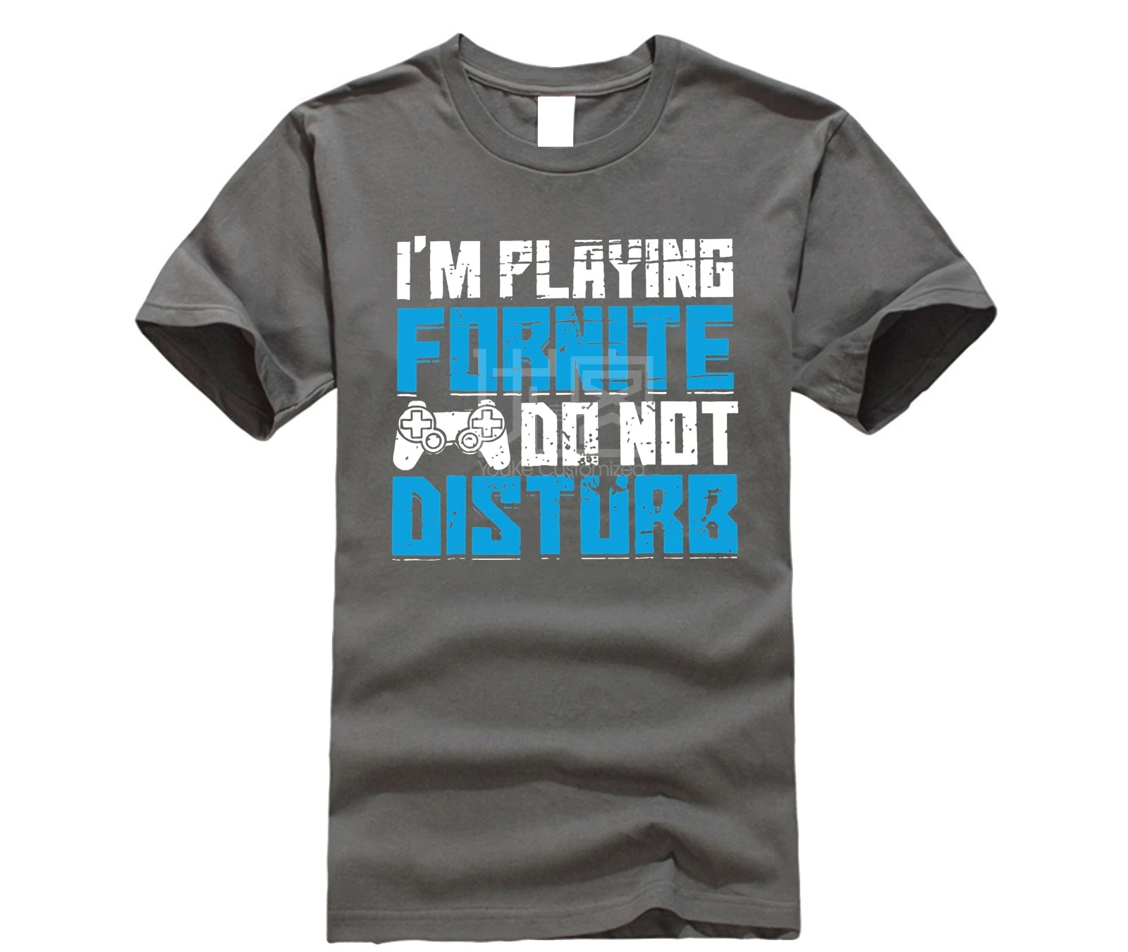 Брендовая мужская футболка с надписью I'm playing Fornite do not compart, забавная Мужская футболка с рисунком в стиле хип-хоп, хлопок, уличная футболка