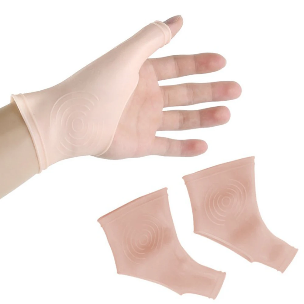

New Mouse Hand Protection Gloves Waterproof Finger Wrist Sprain Fixed Bracers Silicone Thumb Set Rheumatism Pain Relief Bracers